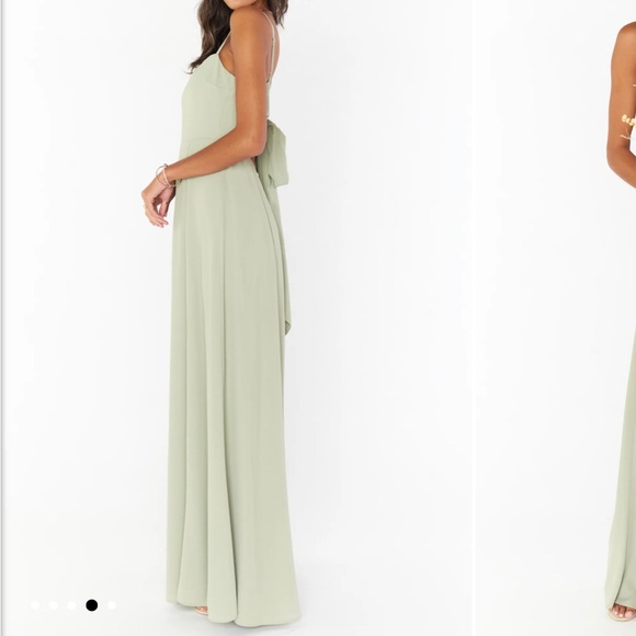 NWT Show Me Your Mumu Lauren Tie Maxi Dress - Picture 3 of 4